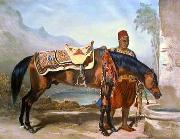 Arab or Arabic people and life. Orientalism oil paintings  513 unknow artist